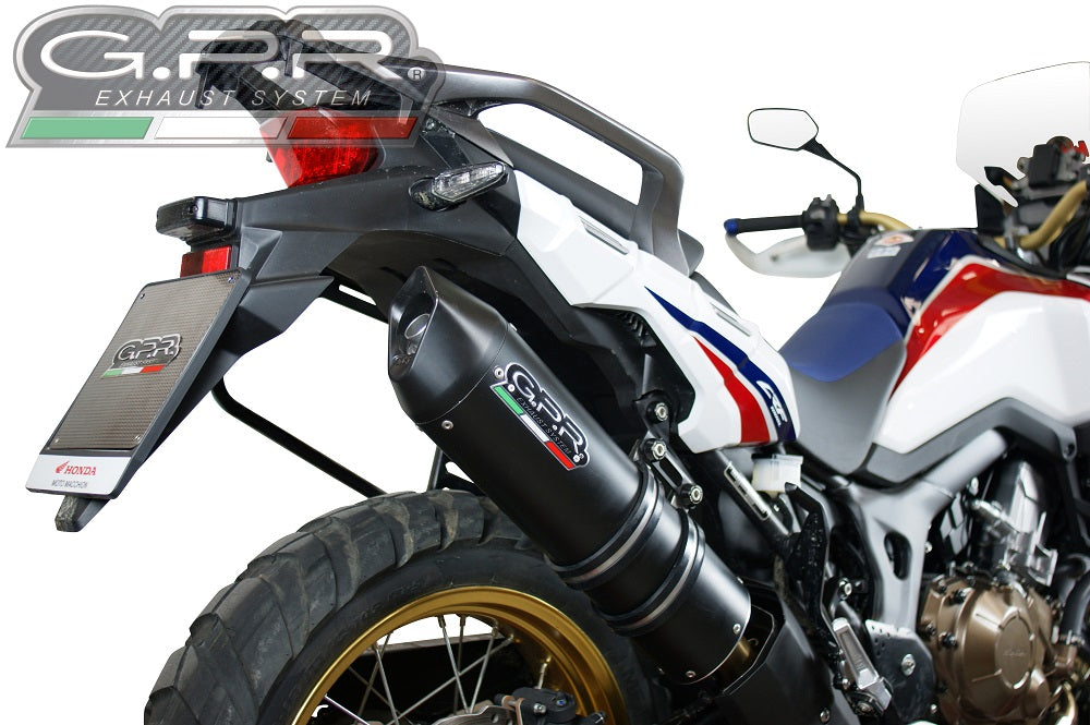 Escape GPR Furore Nero Slip-On para Honda CRF1000L Africa Twin 2015-2017