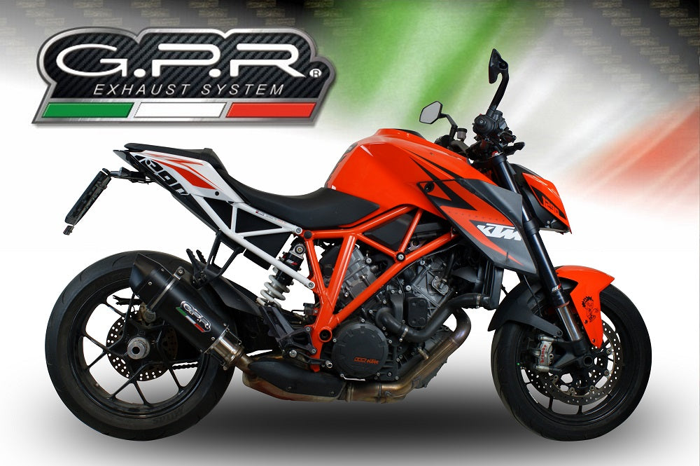 KTM 1290 Super Duke R 2014-2016 Exhaust GPR Furore Nero Slip-On