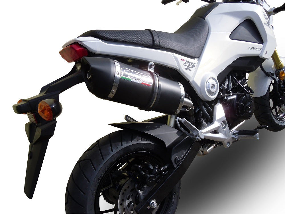 Escape GPR Furore Nero Slip-On Race para Honda Grom 125 2018-2020