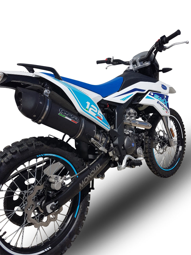 F.B. Mondial Smx 125 Enduro 2018-2020 Exhaust GPR Furore Nero Slip-On