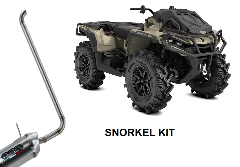 Kit de escape GPR Snorkel Slip-On para Can Am Outlander 800R/MAX 2013-2015