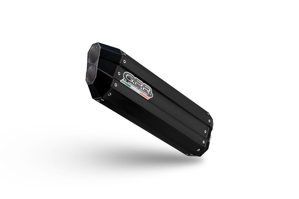 Benelli Trk 702 X 2023-2024 Exhaust GPR Hyper Sonic Black Titanium Slip-On