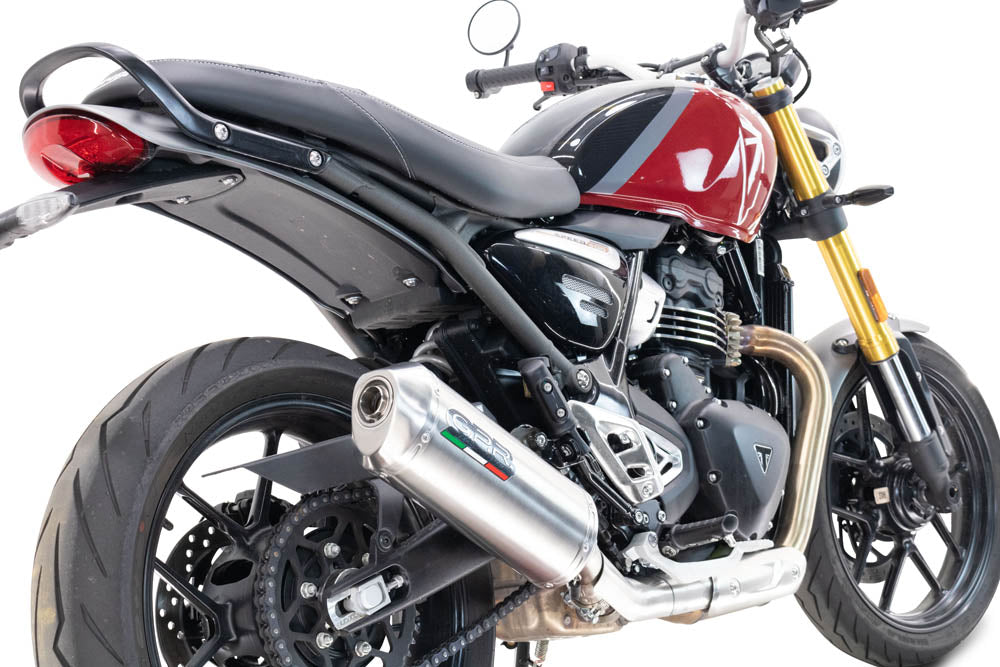 Triumph Scrambler 400 X 2023-2025 Exhaust GPR Satinox Slip-On