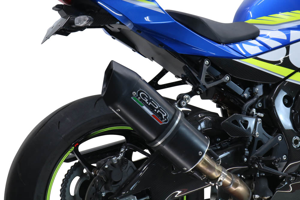 Escape GPR Furore Nero Slip-On para Suzuki GSXR 1000 R 2017-2020