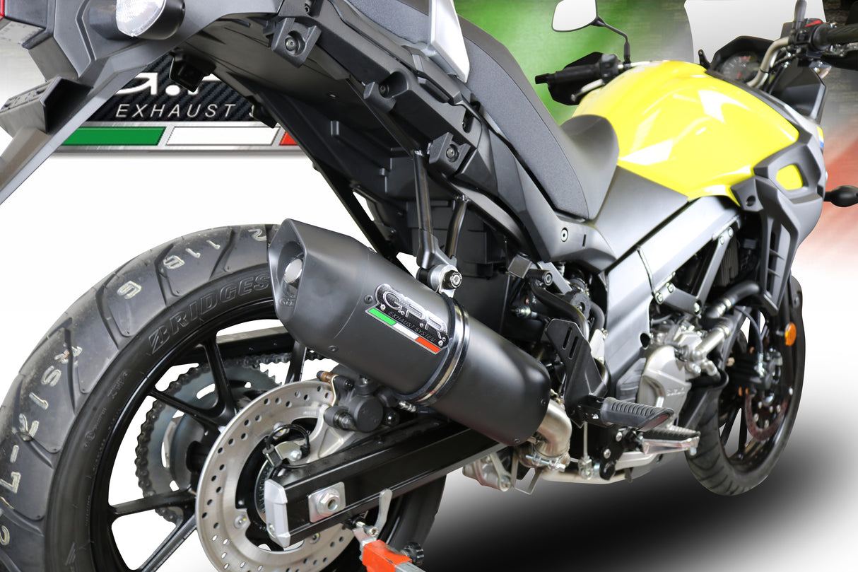 Escape Suzuki V-Strom 650 2021-2025 GPR Furore Evo4 Nero Mid Sistema completo