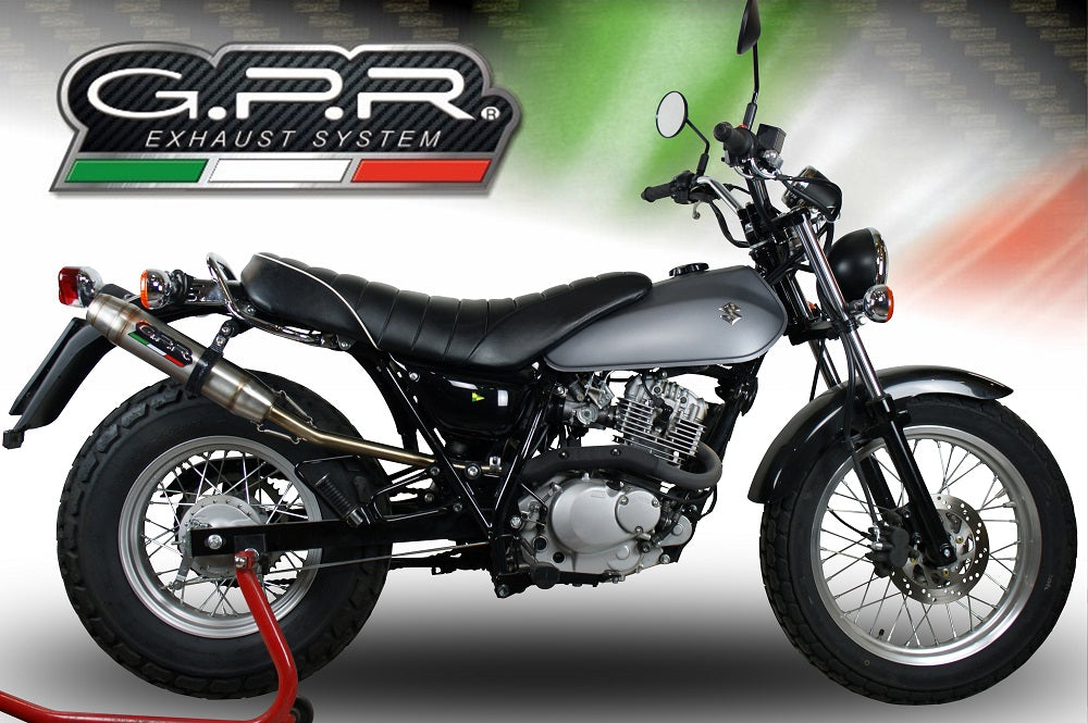 Suzuki Rv 200 Van Van 2016-2017 Exhaust GPR Deeptone Inox Slip-On Race