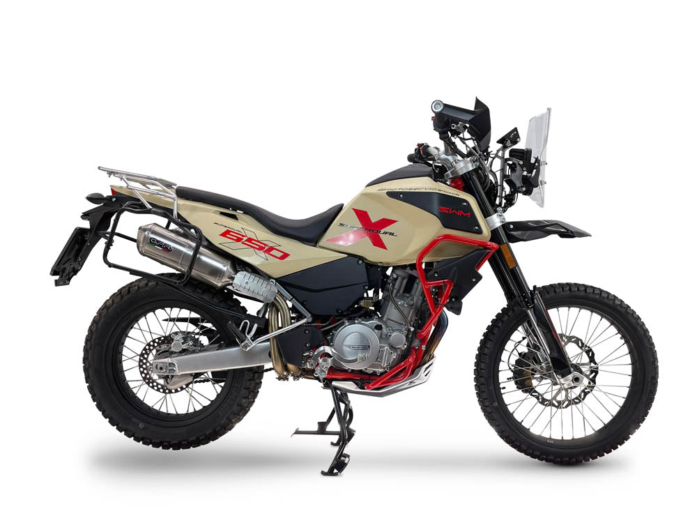 Escape GPR Satinox Slip-On Doble para SWM Superdual 650 X 2025-2026