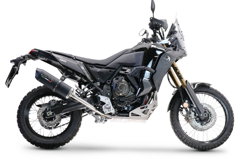 Yamaha Tenere 700 2021-2024 Exhaust GPR Decat Pipe and Titanium Skid Plate - photo 6