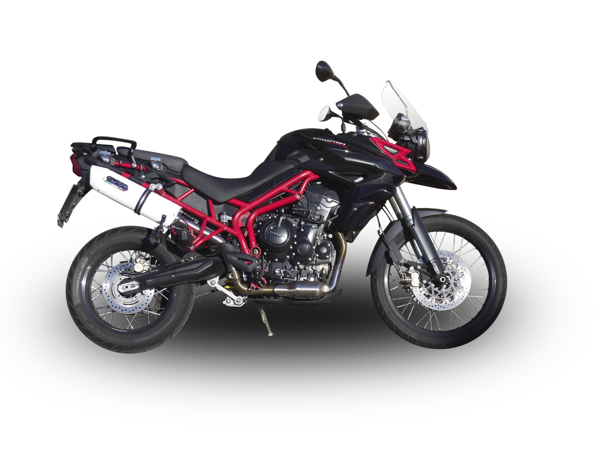 Escape GPR Albus Ceramic Slip-On para Triumph Tiger 800Xr, Tiger 800Xc, Tiger 800Xrx, Tiger 800Xcx, Tiger 800Xrt, Tiger 800Xca (2011-2016)