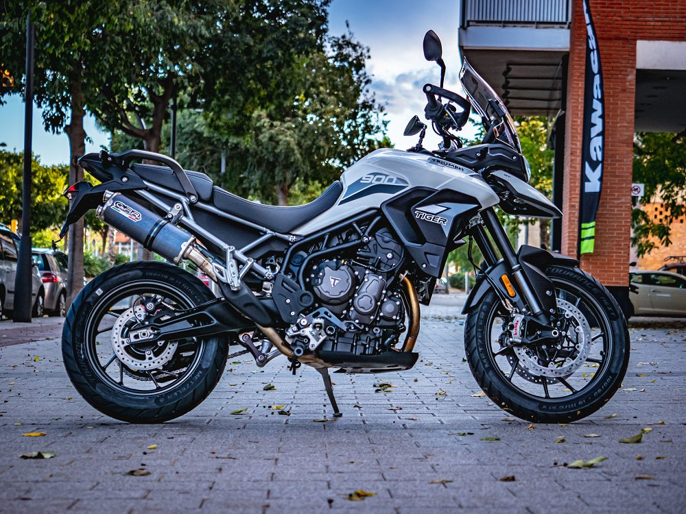 Triumph Tiger 850 2020-2024 Exhaust GPR Dual Poppy Slip-On