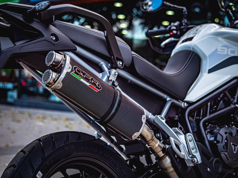 Triumph Tiger 900 2020-2023 Exhaust GPR Dual Poppy Slip-On