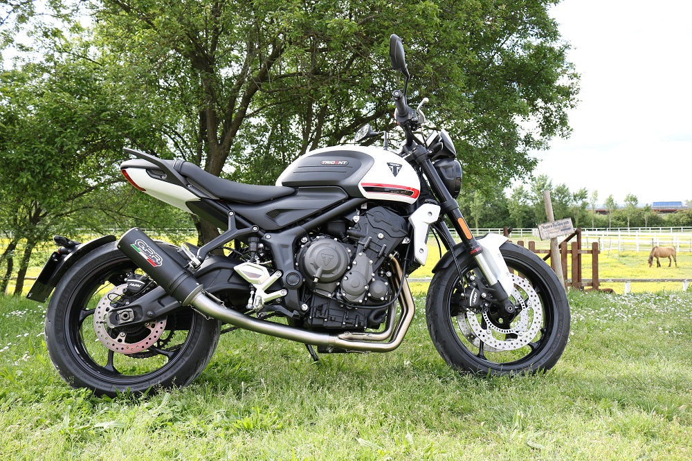 Triumph Trident 660 2021-2024 Exhaust GPR M3 Black Titanium Full System High Level