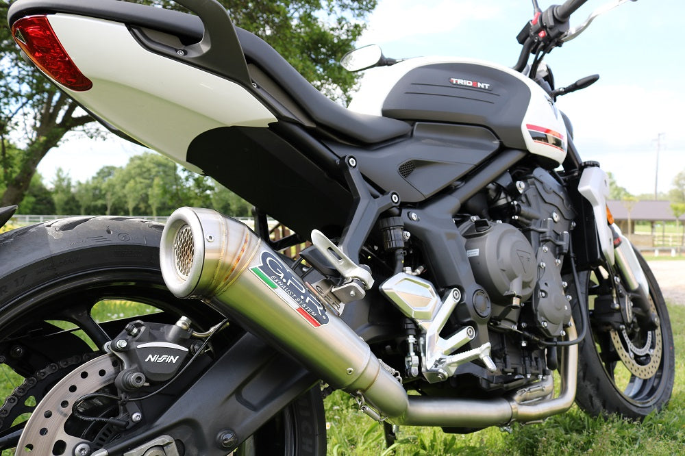 Échappement GPR Powercone Evo Système Complet High Level pour Triumph Trident 660 2025-2026