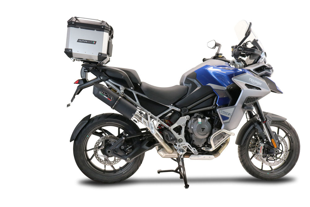 Triumph Tiger 1200 Gt Tiger 1200 Rally 2022-2024 Exhaust GPR Furore Evo4 Nero Slip-On