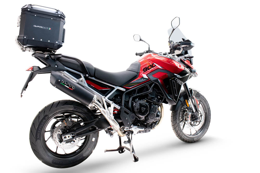 Triumph Tiger 900 GT / Pro / Rally Pro 2024-2025 Top Case 45 Liters GPR TECH Black Aluminum