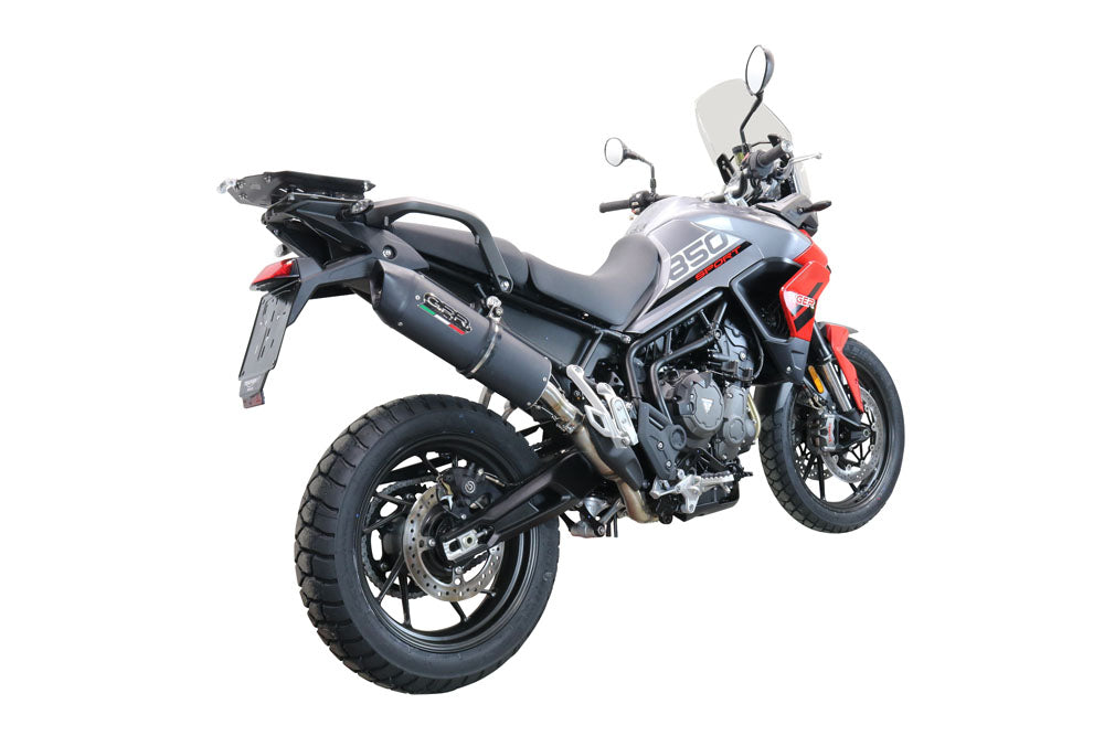 Triumph Tiger 850 2020-2024 Exhaust GPR Furore Evo4 Nero Slip-On