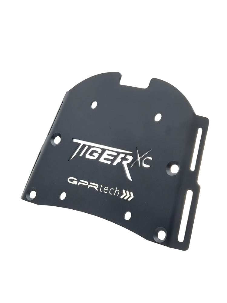 Triumph Tiger 800 2011-2016 e3 Top Case Mounting Plate 55 Liters GPR TECH Black Aluminum