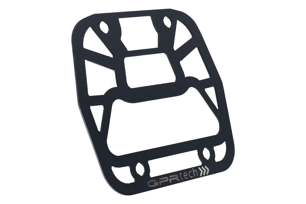 Baúl GPR TECH de 45 litros, aluminio plateado, para Aprilia Tuareg 660 2021-2024