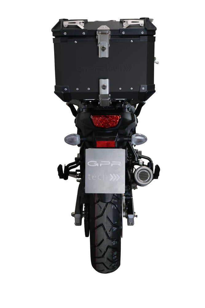 Baúl superior Suzuki V-Strom 650 2012-2016 35 litros GPR TECH Aluminio negro
