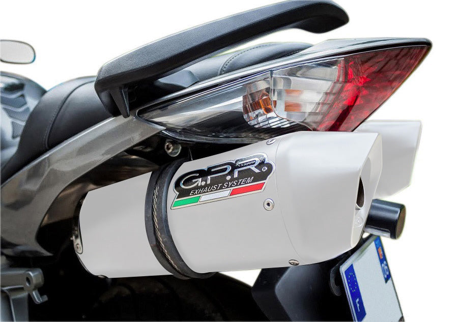 Escape GPR Albus cerámico doble deslizante vertical para Honda VFR800 V-Tec 2002-2013