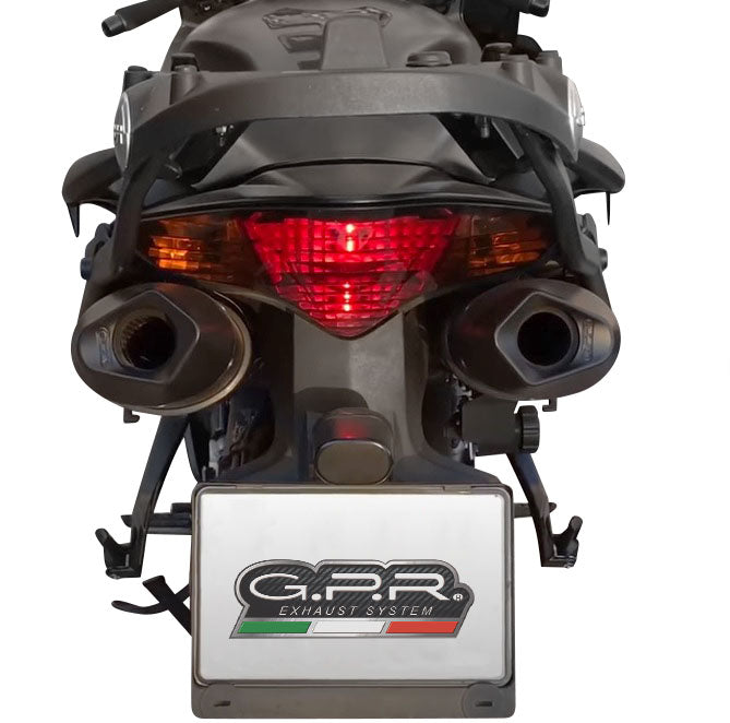 Escape GPR Furore Nero Dual Slip On para Honda VFR800 V-Tec 2002-2013