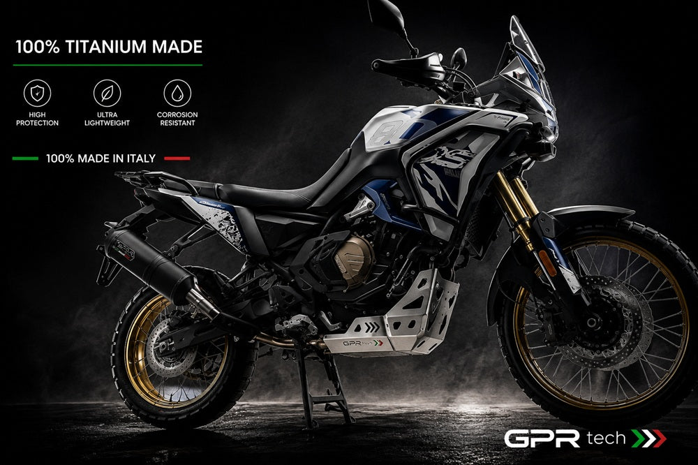 Cubrecárter GPR TECH, titanio, para Voge DS 800 Rally 2025-2026