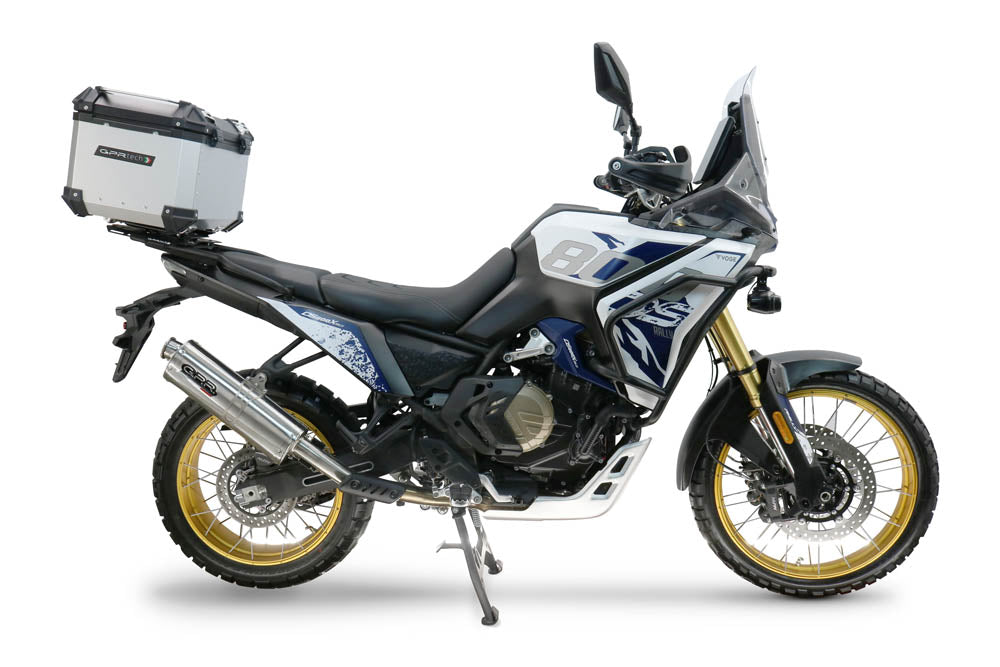 Voge DS 800 Rally 2025-2026 Top Case 45 Liters GPR TECH Silver Aluminum