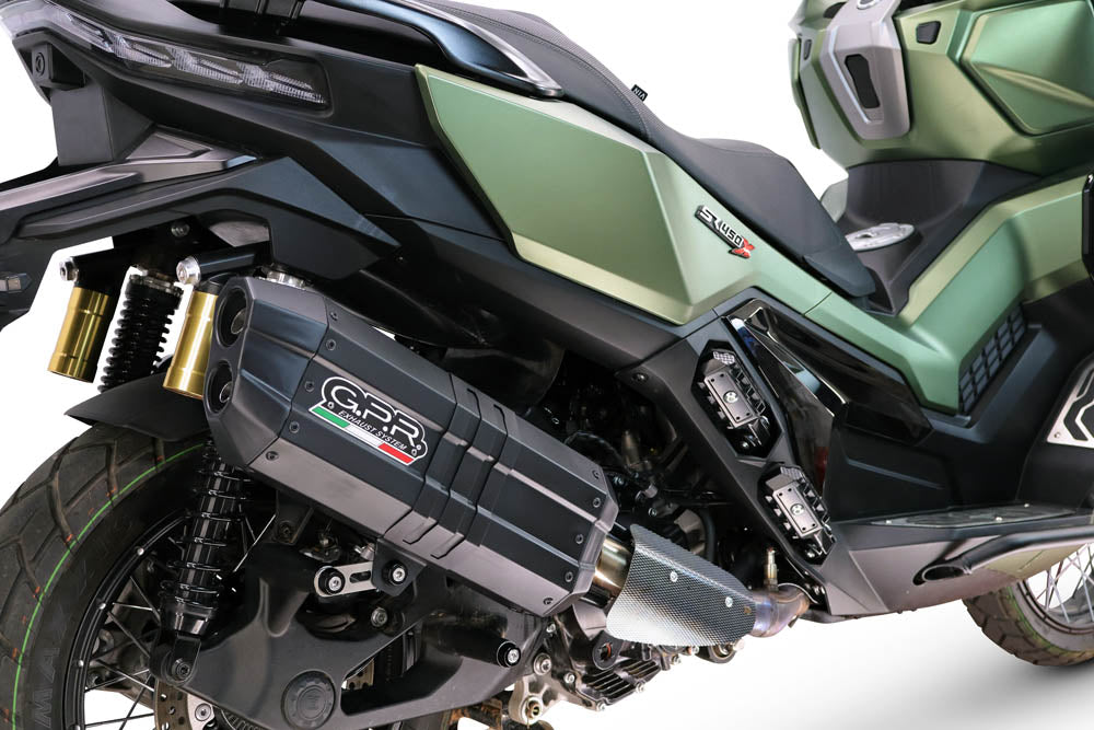Escape GPR Hyper Sonic Black Titanium Slip-On para Voge SR 450 X 2026-2027