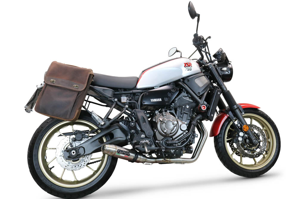 Yamaha XSR700 2021-2024 Exhaust GPR Deeptone Inox Full System Under-Engine