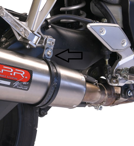 Yamaha FZ1 2006-2014 Exhaust GPR Furore Nero Slip-On Race