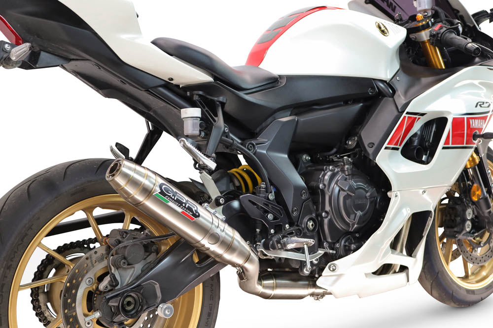 Escape GPR Deeptone Inox Sistema Completo para Yamaha YZF R7 2021-2024