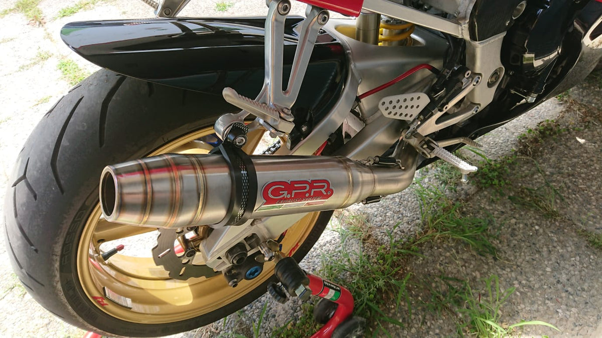 Escape GPR Deeptone Inox Slip-On para Yamaha R1 1998-2001