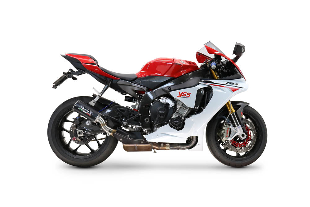 Escape GPR M3 Black Titanium Slip-On para Yamaha R1 2015-2016