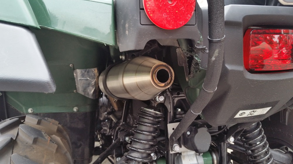 Yamaha Grizzly 550 2007-2024 Exhaust GPR PENTACROSS INOX Slip-On