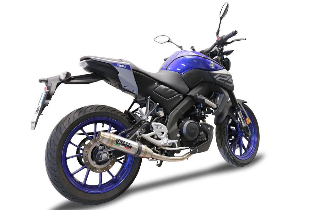Yamaha Mt125 2020 Exhaust GPR Deeptone Inox Full System