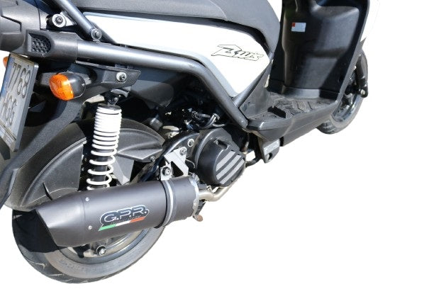 Sistema de escape completo GPR Furore Nero para Yamaha BW'S 125 2010-2013