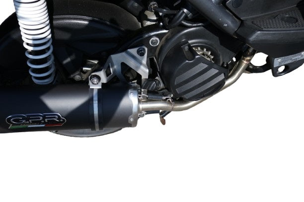Sistema de escape completo GPR Furore Nero para Yamaha Zuma 125 2009-2015