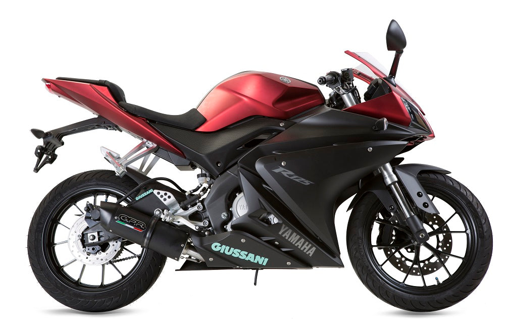 Yamaha R125 2017-2018 Exhaust GPR Furore Evo4 Nero Full System