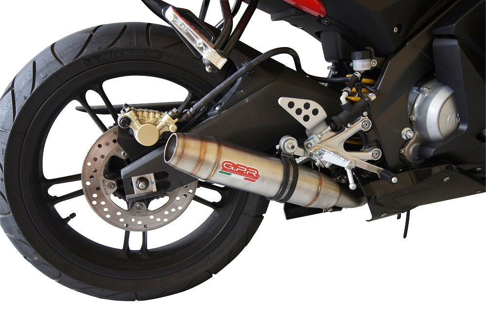 Yamaha R125 2008-2013 Exhaust GPR Deeptone Inox Full System Race