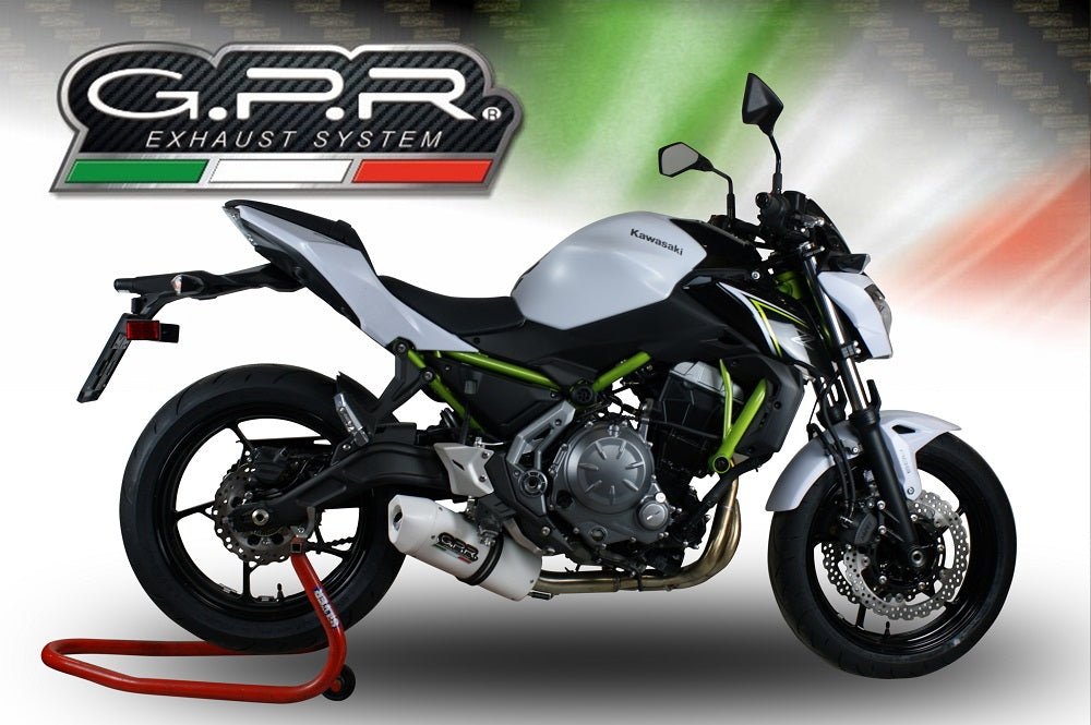 Kawasaki Z650 EX650M 2023-2024 Exhaust GPR Albus Ceramic Full System