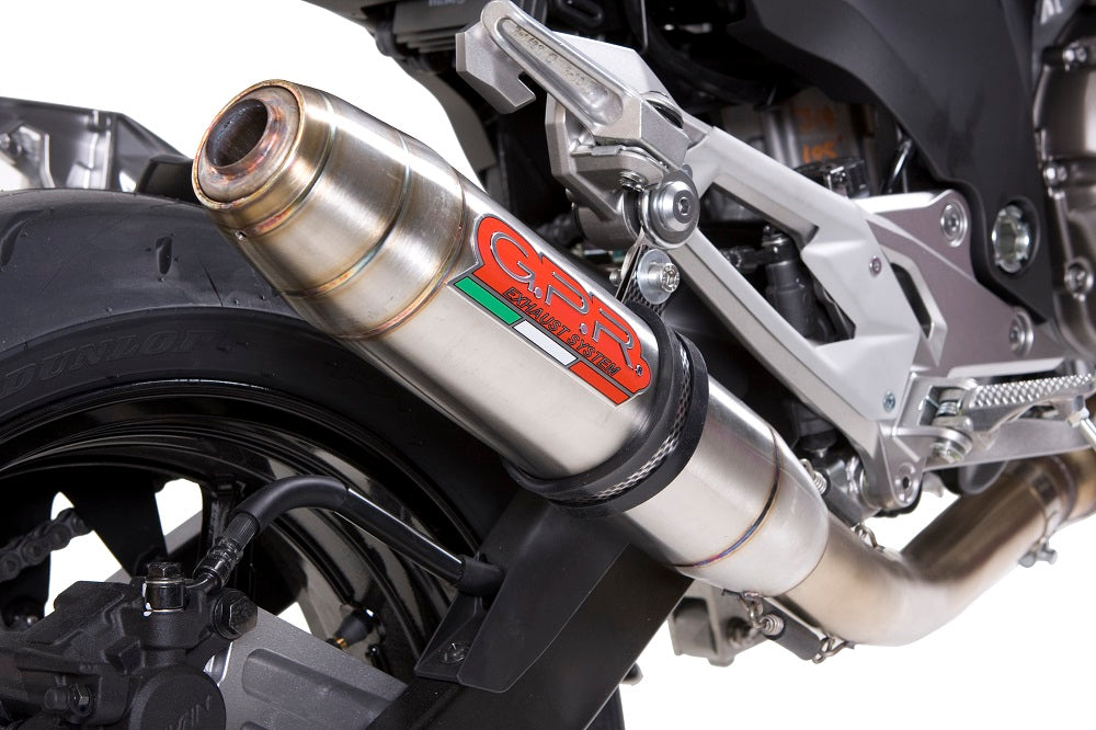 Kawasaki Z800E 2009-2016 Exhaust GPR Deeptone Inox Slip-On