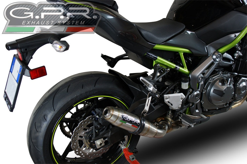Kawasaki Z900E 2017-2020 Exhaust GPR Deeptone Inox Slip-On