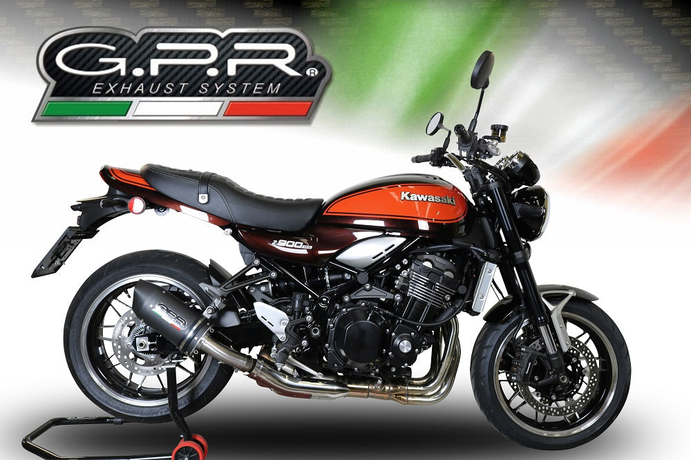 Kawasaki Z900RS 2021-2024 Exhaust GPR Furore Evo4 Nero Slip-On