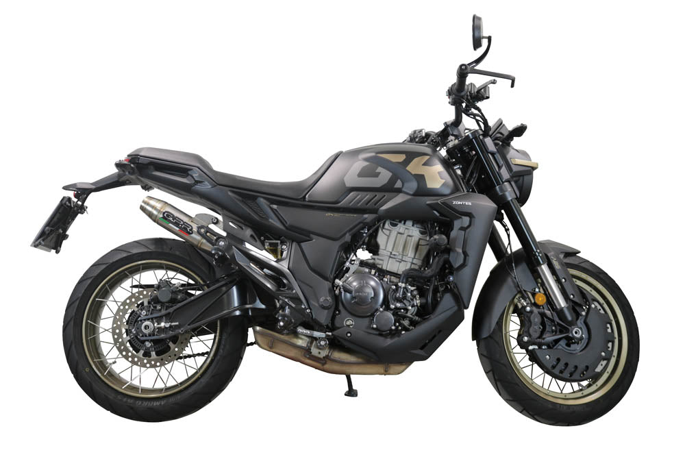 Zontes 350 T2 ADV 2022-2024 Exhaust GPR Deeptone Inox Slip-On