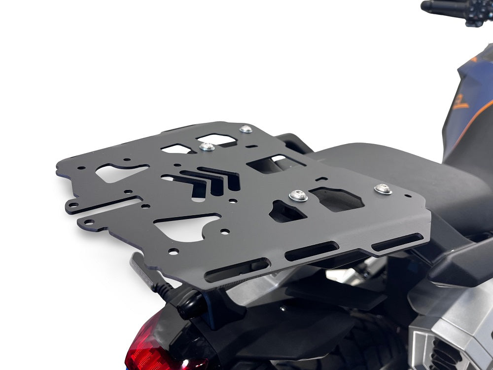 Zontes 703 F 2025-2026 Top Case Mounting Plate 35 Liters - 55 Liters GPR TECH Black Aluminum