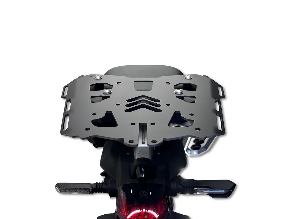 Zontes 703 F 2025-2026 Top Case Mounting Plate 35 Liters - 55 Liters GPR TECH Black Aluminum