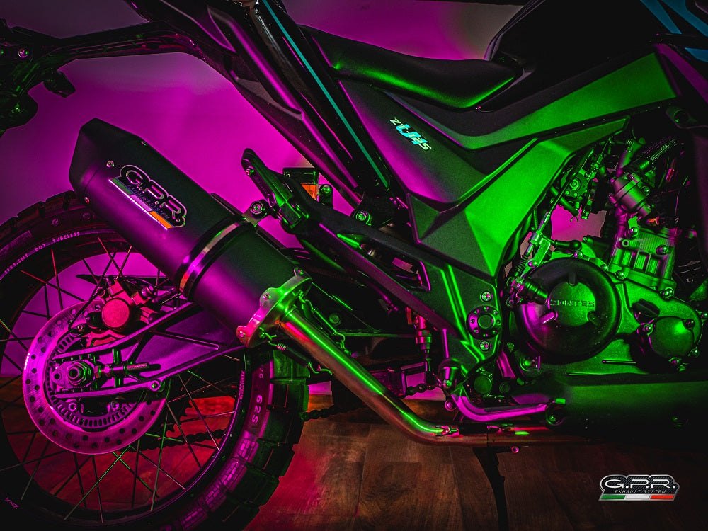 Zontes Gk 125 2022-2024 Exhaust GPR Furore Nero Full System