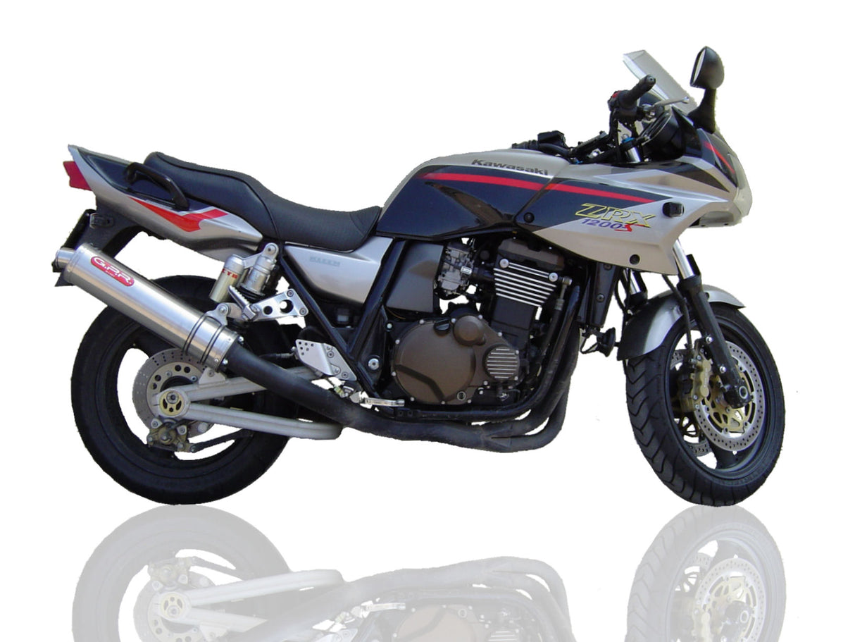 Kawasaki ZRX1100 1998-2001 Exhaust GPR Inox Tondo Bolt-On