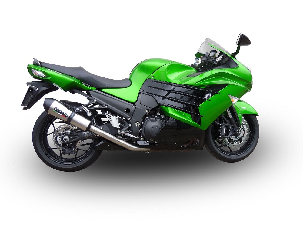 Kawasaki ZX14R 2017-2022 Exhaust GPR Grand Prix Evo Titanium Dual Slip On - photo 4