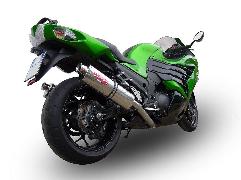 Kawasaki ZX14R 2023-2024 Exhaust GPR Trioval Dual Slip On